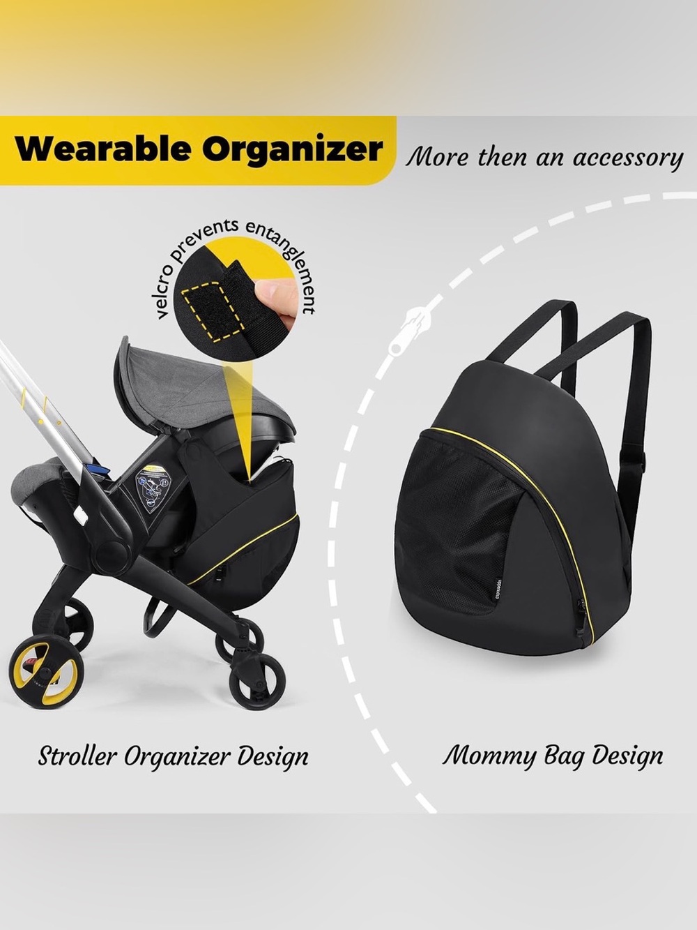 Doona Stroller Bag Backpack - Diaper Bag - Picture 6 of 12